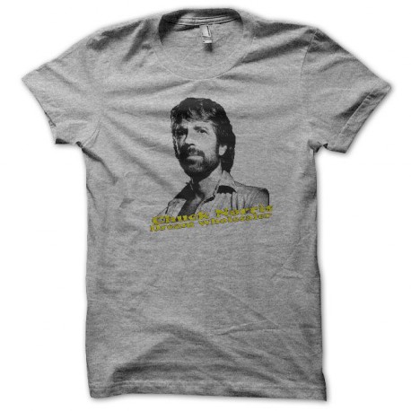 Tee shirt Chuck Norris dream wholesaler gris