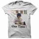 Tee shirt Poker One Time ! blanc