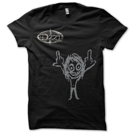 camiseta Ozzy Obourne fuck off negro