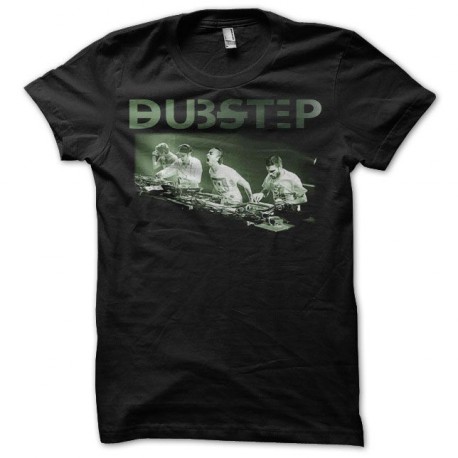 Tee shirt Dirty Phonics dubstep noir