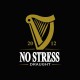 Tee shirt humour Guinness parodie no stress noir