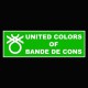 Tee shirt Les Inconnus United Colors of Bandes de Cons parodie Benetton noir