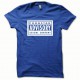 Tee shirt Sexual Content blanc/bleu royal