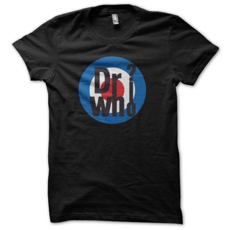 Camiseta dr who parodia the who negro