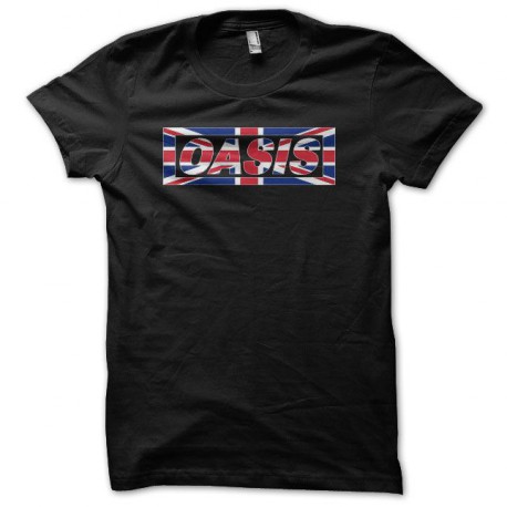 camiseta Oasis union jack negro