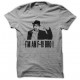Tee shirt Charlie Sheen I'm an F-18 Bro gris