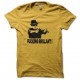 Tee shirt Charlie Sheen fucking brillant jaune