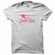 Porn Star T-shirt pink / white