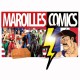 Tee shirt Marvel parodie Maroilles Comics Superdupont vs Justice League blanc