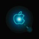 Tee shirt Apple Tron noir