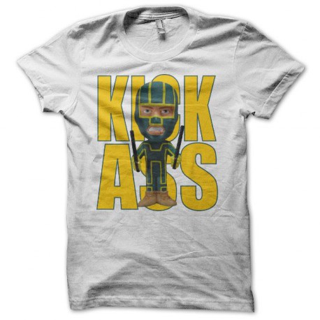 camiseta Kick Ass blanco