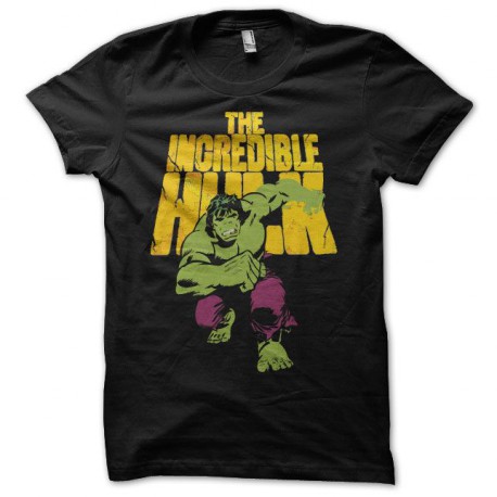 Tee shirt L'incroyable HULK Bruce Banner noir