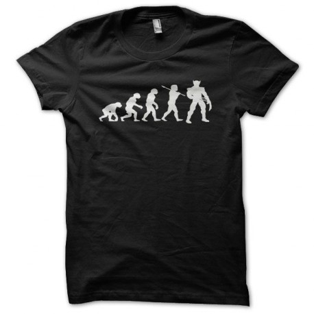 Tee shirt Wolverine Evolution blanc/noir