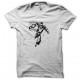 Tee shirt Capt America noir/blanc