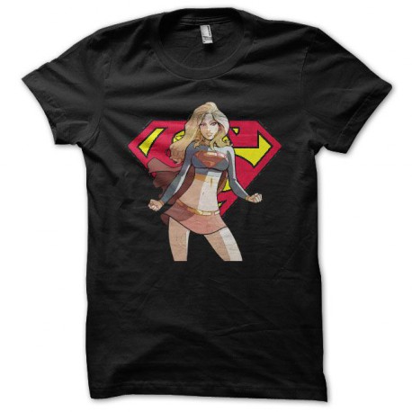 Tee shirt Supergirl noir
