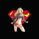 Tee shirt Supergirl noir
