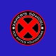 Tee shirt Xavier's School X-Men rouge sur bleu royal