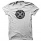 camiseta Xavier's School X-Men gris en blanco