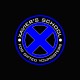 T-shirt Xavier's School X-Men blue on black