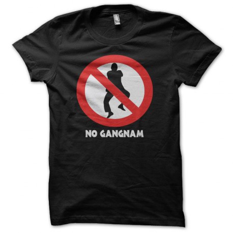 Tee shirt  no Gangnam Style 강남 스타일 noir
