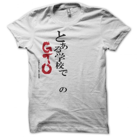 Tee shirt GTO Great Teacher Onizuka noir/blanc