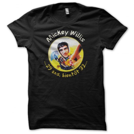 Tee shirt Bernie Mickey Willis noir