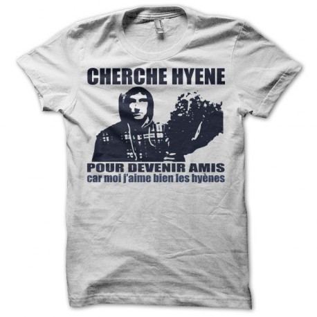 T-shirt Bernie cherche hyène white