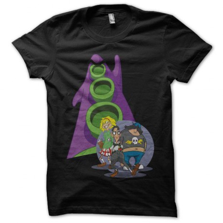 Tee shirt day of tentacle noir