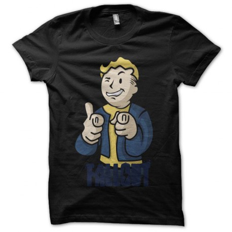 camiseta fallout classic negro