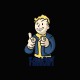 Tee shirt fallout classic noir