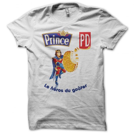 camiseta  Les Nuls Prince Pédé blanco
