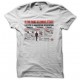Tee shirt attaque zombis plan blanc