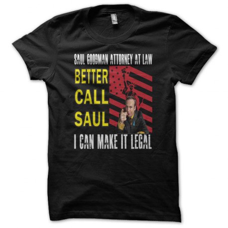Tee shirt Breaking bad  better call saul noir