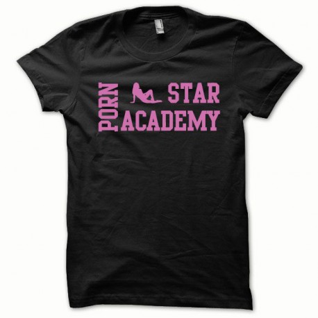 Shirt Porn Star Academy pink / black