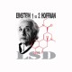 camiseta Einstein vs Hoffman LSD blanco