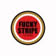 Tee shirt Lucky Strike parodie Fucky Stripe blanc