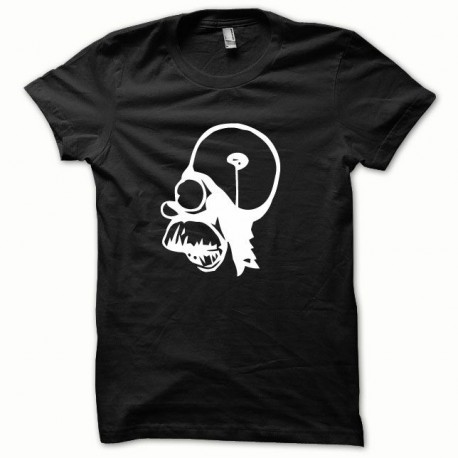 Tee shirt Parodie Homer blanc/noir