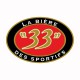 camiseta humor 33 export parodia la bière des sportifs blanco