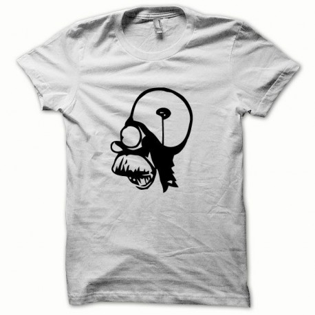 Camisa de la parodia Homer blanco / negro