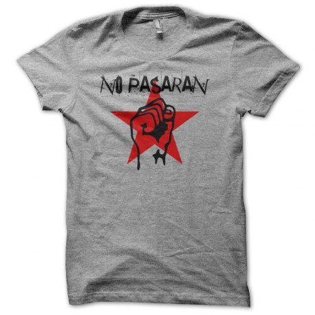 T-shirt No Passaran gray