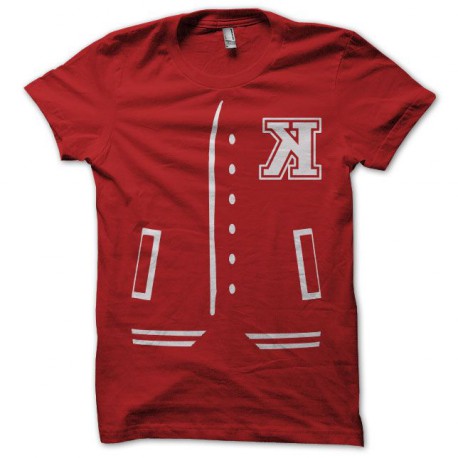 camiseta Kavinsky Teddy blanco/rojo
