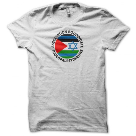 camiseta Association Bouddhiste Judeo Palestinienne blanco