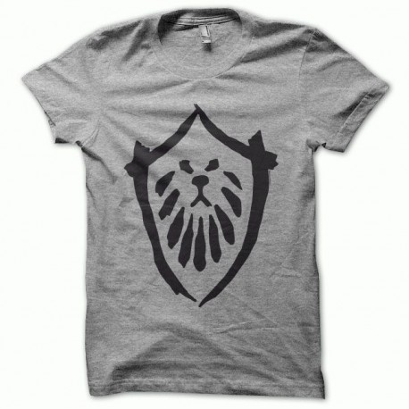 Tee shirt wow alliance gris