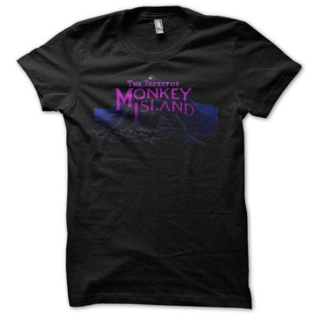 Tee shirt Monkey Island oldies noir
