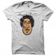 Tee shirt Enrico Macias parodie Haricot Macias blanc