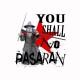 camiseta Gandalf parodia No Passaran blanco