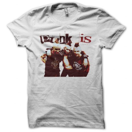 Tee shirt Le Grand Soir Punk is not dead blanc