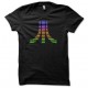 camiseta Atari pixel color negro