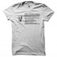 Tee shirt Marabout Grand Maître Sorcier blanc