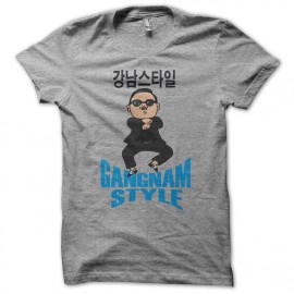 T-shirt  Gangnam Style 강남 스타일 gray